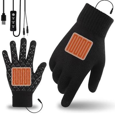 Electric 5V USB Heated Gloves for Men Women-Stay Warm with Cold