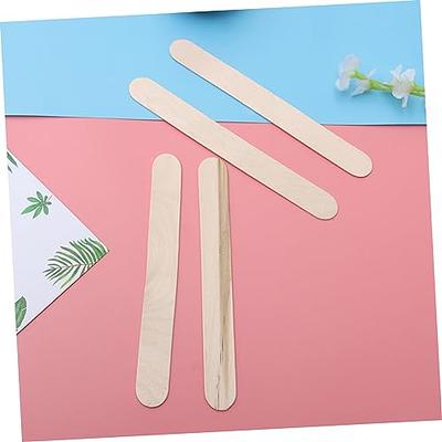 FRCOLOR Wooden Sticks 50pcs Beauty Spatula Eyebrow Facial Wax