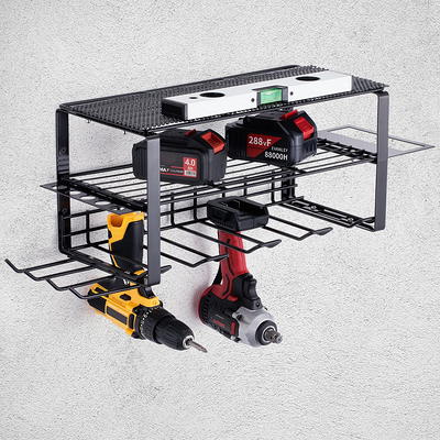 Amoowis Power Tool Organizer, Garage Organization with 7 Drill