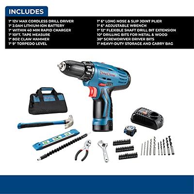 12V MAX* Cordless 3/8 in Drill Driver Kit (1) Lithium Ion Battery with  Charger | BLACK+DECKER