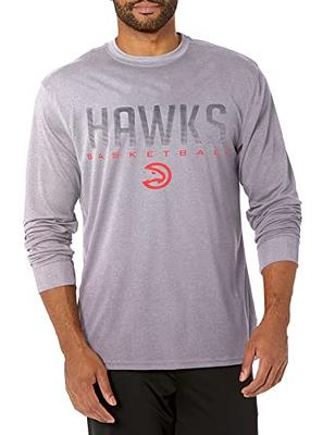 Ultra Game Ultra game NBA charlotte Hornets Mens Supreme Long Sleeve  Pullover Tee Shirt, Heather gray, XX-Large