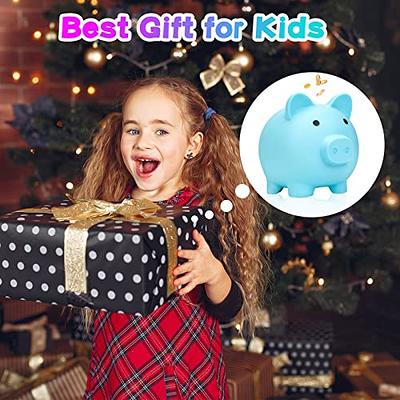 Piggy Bank, Unbreakable Plastic Money Bank, Coin Bank for Girls and Boys,  Medium Size Piggy Banks, Practical Gifts for Birthday, Christmas, Baby