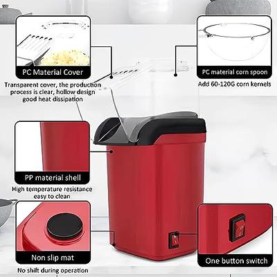 Air Popcorn Maker, Fast Home Popcorn Popper, Easy To Clean