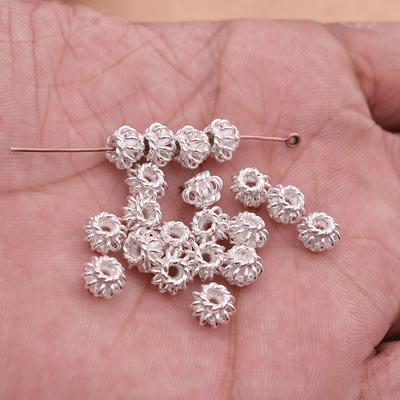 6mm - 20Pcs Bali Silver Beads For Jewelry Making, Plated Spacer Beads,  Findings - Yahoo Shopping