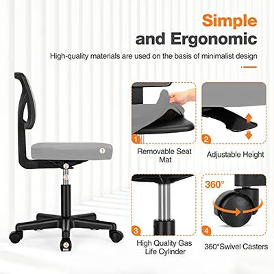 Mimoglad Home Office Chair, High Back Desk Chair, Ergonomic Mesh Computer  Chair with Adjustable Lumbar Support and Thickened Seat Cushion - Yahoo  Shopping