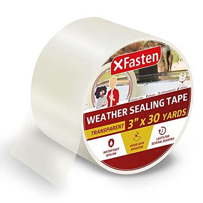 XFasten Super Strong Duct Tape 3 Inches x 30 Yards (White)