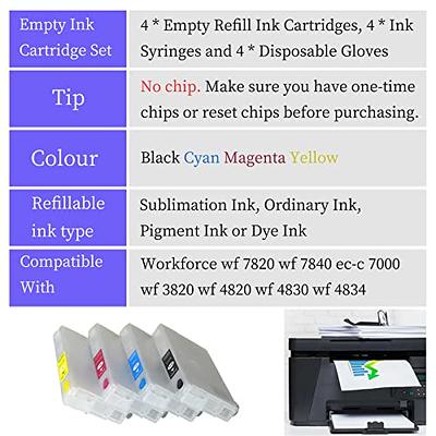 252 empty ink cartridge with ink Sublimation Ink Kit Refill