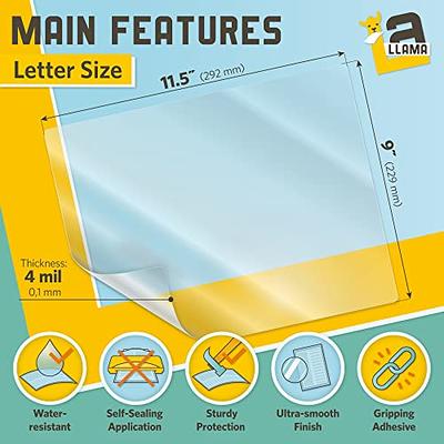 HERKKA 200 Pack Laminating Sheets, Holds 8.5 x 11 Sheets, 5 Mil, 9 x  11.5 Lamination