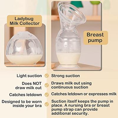 Haakaa Ladybug Breast Milk Collectors, 2.5 oz, 2 PK