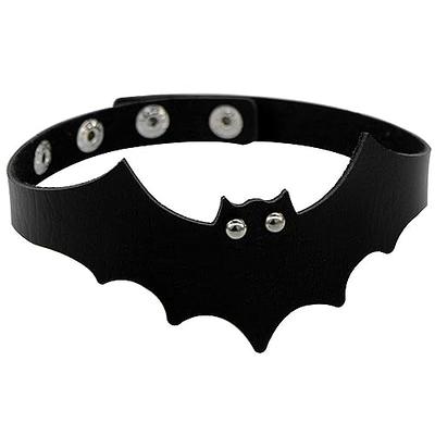 Valentines Day Gift, Mens Pu Leather Choker Collar Necklace