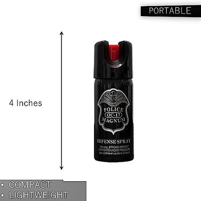 POLICE MAGNUM Pepper Spray- Portable Self Defense- Made in The USA- Maximum  Strength-16ft Range- 2oz Twist Lock (3 Pack) - Yahoo Shopping