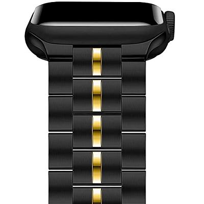 New Orleans Saints Debossed Silicone Watch Band (20mm) Black