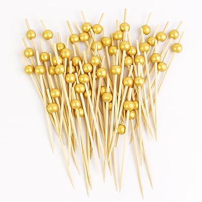  200 PCS Bamboo Skewers for Appetizers, 4.7 Inch