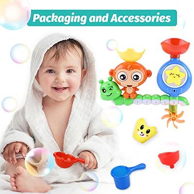 Baby Bath Toys, Sprinkler Bathtub Toys with 2 Spray Nozzles, Spray Water  Bath Toy Featuring Switch, Pool Bathroom Water Toy Gift for Kid Infant Boys