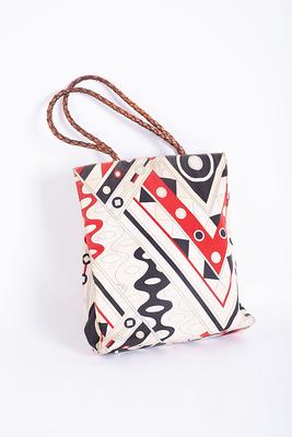 Extra Wide, Colorful Geometric Tribal Crossbody Strap for Bags