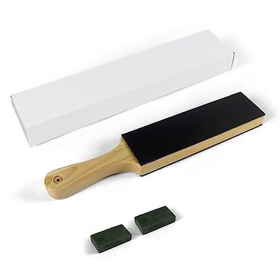 Double Side Leather Strop for Knife Sharpening with Sharpening