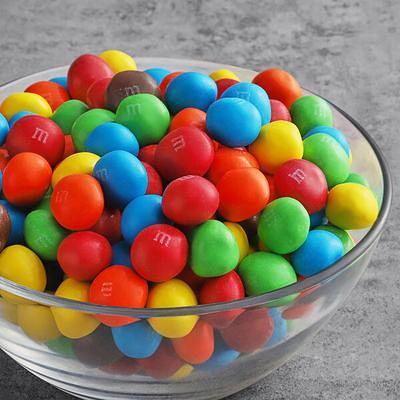 M&M's® Peanut Milk Chocolate Candies Whole Topping - 25 lb.