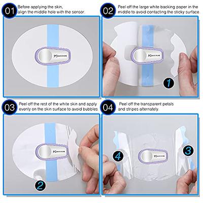 Shower Waterproof Patch Compatible with Omnipod Adhesive Patches  Transparent Waterproof Adhesive Patches Overpatch Long Lasting Sweatproof