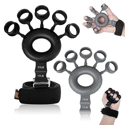 SSFMY Grip Strength Trainer,Finger Strengthener, the gripster Strength  Trainer,Hand Grip Strengthener 6 Resistant Level Finger  Exerciser-Adjustable Hand Strengthener for Hand Therapy(2PCS) - Yahoo  Shopping