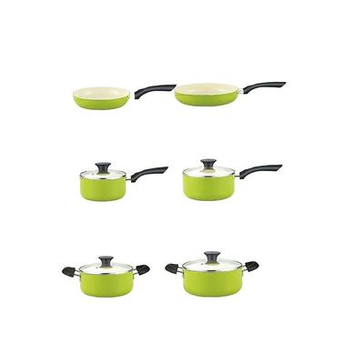 Moss & Stone 6 Piece Nonstick Cookware Set, Aluminum Pots and Pans, Induction  Cookware Pots and