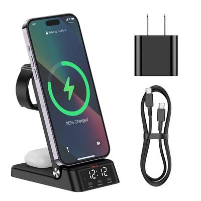 3 in 1 Charging Station for Apple Products, Removable Charging Stand for  iPhone Series AirPods Pro/3/2/1, Charging Dock for Apple Watch
