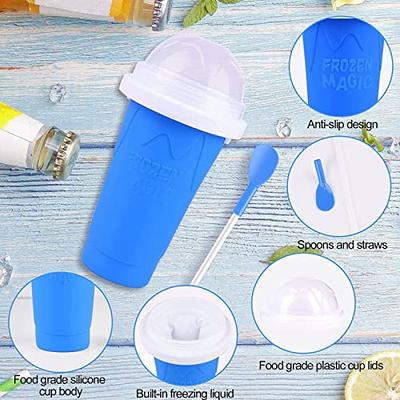 Slushy Maker Frozen Treat Cup by Classic Cuisine Blue