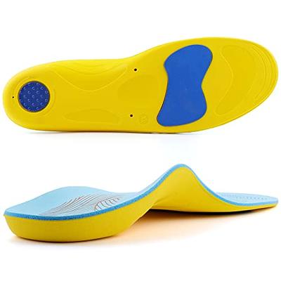 Walkomfy Arch Support Insoles for Women Men - Plantar Fasciitis Relief  Orthotics Gel Shoe Inserts for Flat Feet Foot Fatigue, Over Pronation, Knee