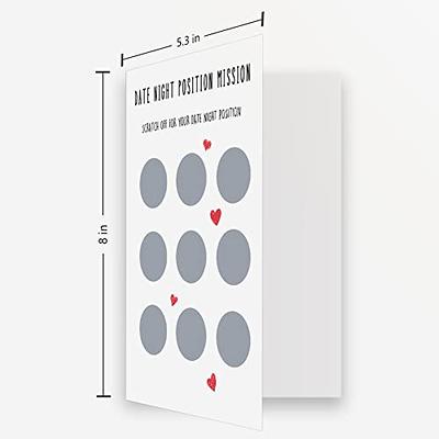 WhatSign Valentines Day Cards 4x 6 Funny Scratch off Valentines Cards for  Her Him Naughty Valentines Day Gifts Cards for Boyfriend Girlfriend