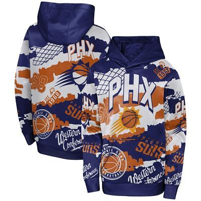 Men's Antigua White Phoenix Suns Victory Pullover Hoodie