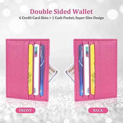 RFID Women's Double Sided Credit Card Wallet