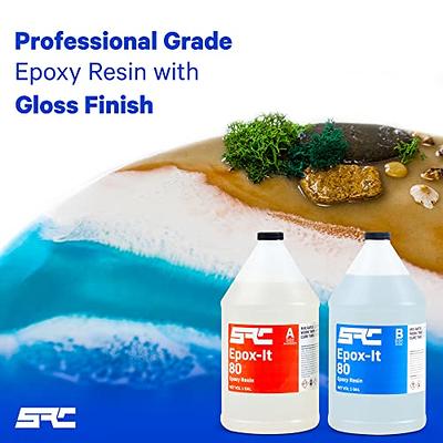 Art Coat 1/2 Gallon Epoxy Kit stone Coat Countertops Colorable DIY Art Resin  With Extra UV Inhibitors and Heat Resistance for Epoxy Art 