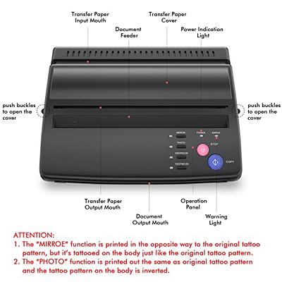 Thermo Transfer tattoo stencils maker