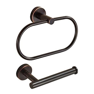 BESy Oil Rubbed Bronze Toilet Tissue Paper Holder Oil Rubbed Bronze  Bathroom Accessories Toilet roll Paper Hanger, Wall Mounted, Rustproof