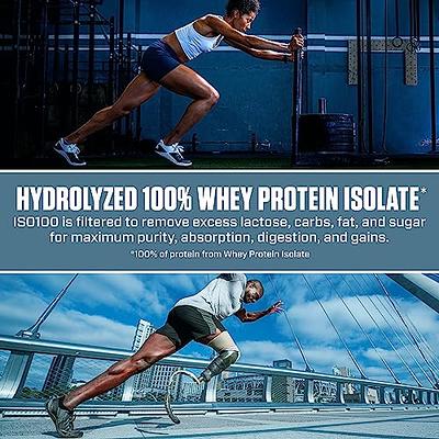  Dymatize ISO100 Hydrolyzed Protein Powder, 100% Whey