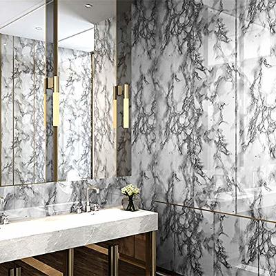 Livelynine Marble Wallpaper Peel and Stick Countertops for Kitchen