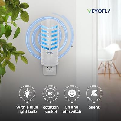 VEYOFLY Fly Trap, Plug in Flying Insect Trap, Fruit Fly Traps for Indoors-Safer  Home Indoor