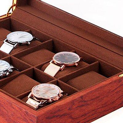 wood watch strap storage display organizer box