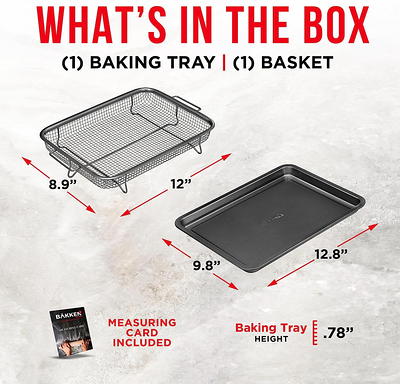 Air Fryer Crisping Basket & Tray Set for Oven, Crispy tray