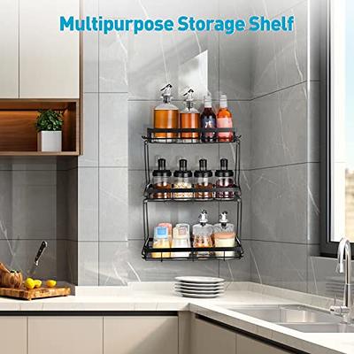 Bathroom Over Toilet Storage Shelf, Bathroom Organizer, Above Storage  Cabinet Restroom Paper Holder, No Drilling Space Saver with Adhesive Base  and