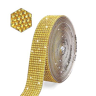 Self Adhesive Rhinestone Strips Diamond Bling Crystal Rhinestone Ribbon  Sticker