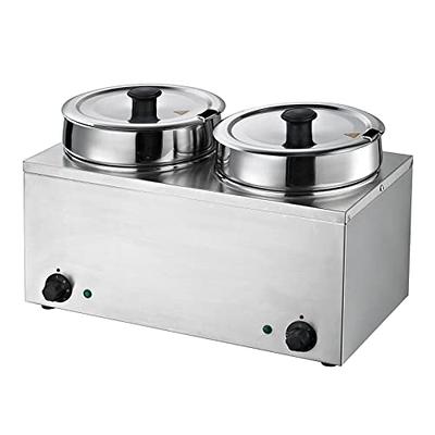 Triple Slow Cooker, Buffet Server Food Warmer, 3 * 1.5QT Slow Cooker with  Ceramic Pot, 3 Modes Adjustable Temp, Dishwasher Safe, Removeable Glass Lid