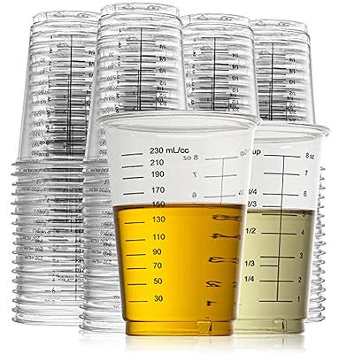 Clear Plastic 1 Quart Epoxy Resin Mixing Cups - Graduated Measurements in  ML and OZ