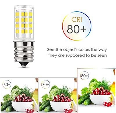 E17 LED Bulb 4W Microwave Oven Light, 40W Halogen Bulb Replacement for Over  Stove Appliance Range Hood Lighting, E17 Intermediate Base (2Pack) - Yahoo  Shopping