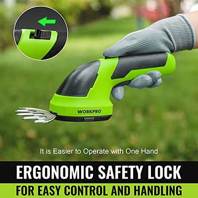 SHALL Cordless Grass Shear & Hedge Trimmer - 7.2V Electric Shrub Trimmer 2  in 1 Handheld Grass Trimmer Hedge Shears, Hedge Clippers Grass Cutter