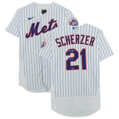 Mens New York Mets Nike Official Replica Alternate Jersey with Scherzer 21  printing