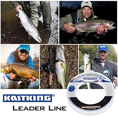 KastKing DuraBlend Monofilament Leader Line - Premium Saltwater Mono Leader  Materials - Big Game Spool Size 120Yds/110M - Yahoo Shopping