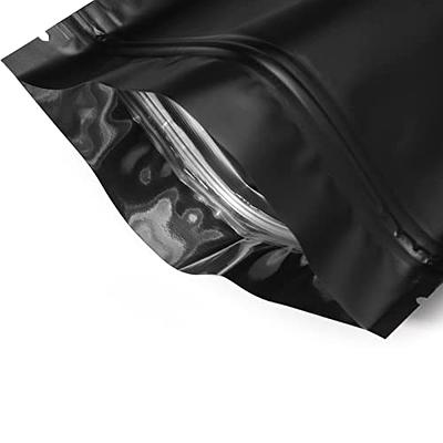 100 Pack Mylar Bags - 5.5 x 7.8 Inch Resealable Foil Pouch Bag