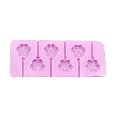 Cute Silicone Cat Paw Shaped Ice Cube/ Chocolate Tray Mold