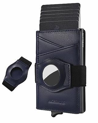 TOYFID Pop Up Air Tag Wallet, Leather AirTag Wallet Men RFID Blocking,  Wallet AirTag with ID Window, Magnetic Closure & Money Band (Not Include  Apple Airtag), Black - Yahoo Shopping