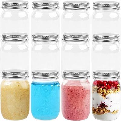 MAMOOLY Leak-Proof Overnight Oats Containers with Lids - Yogurt